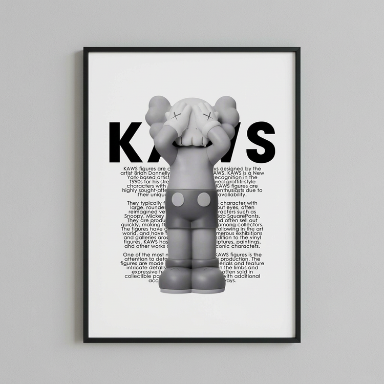 Poster avec cadre noir